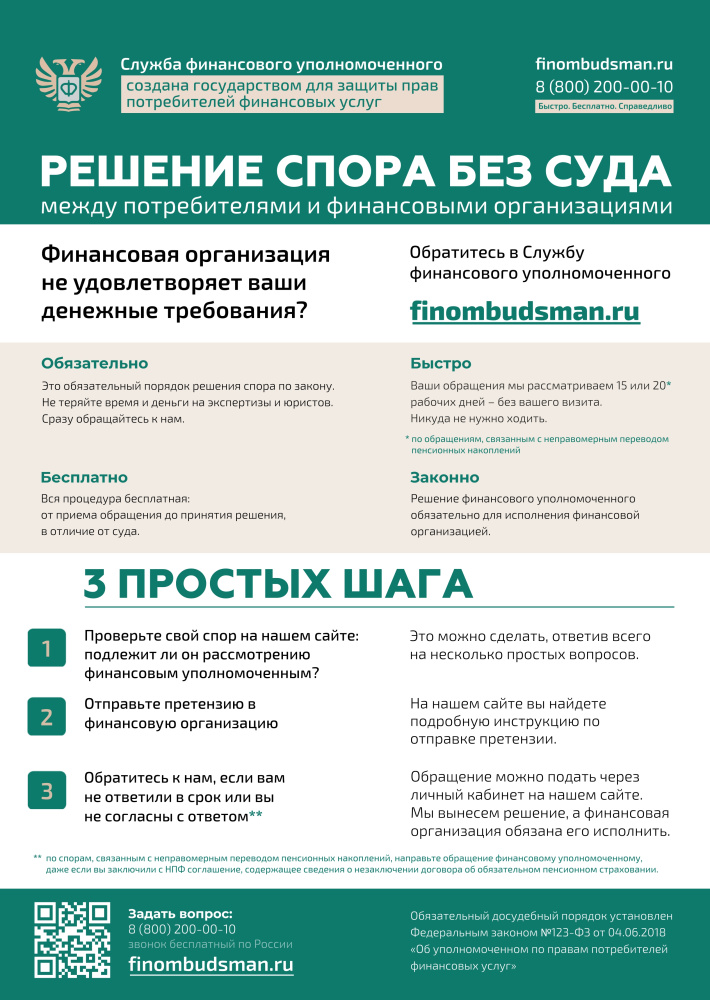 Кто такой финансовый уполномоченный и как он сможет вам помочь?