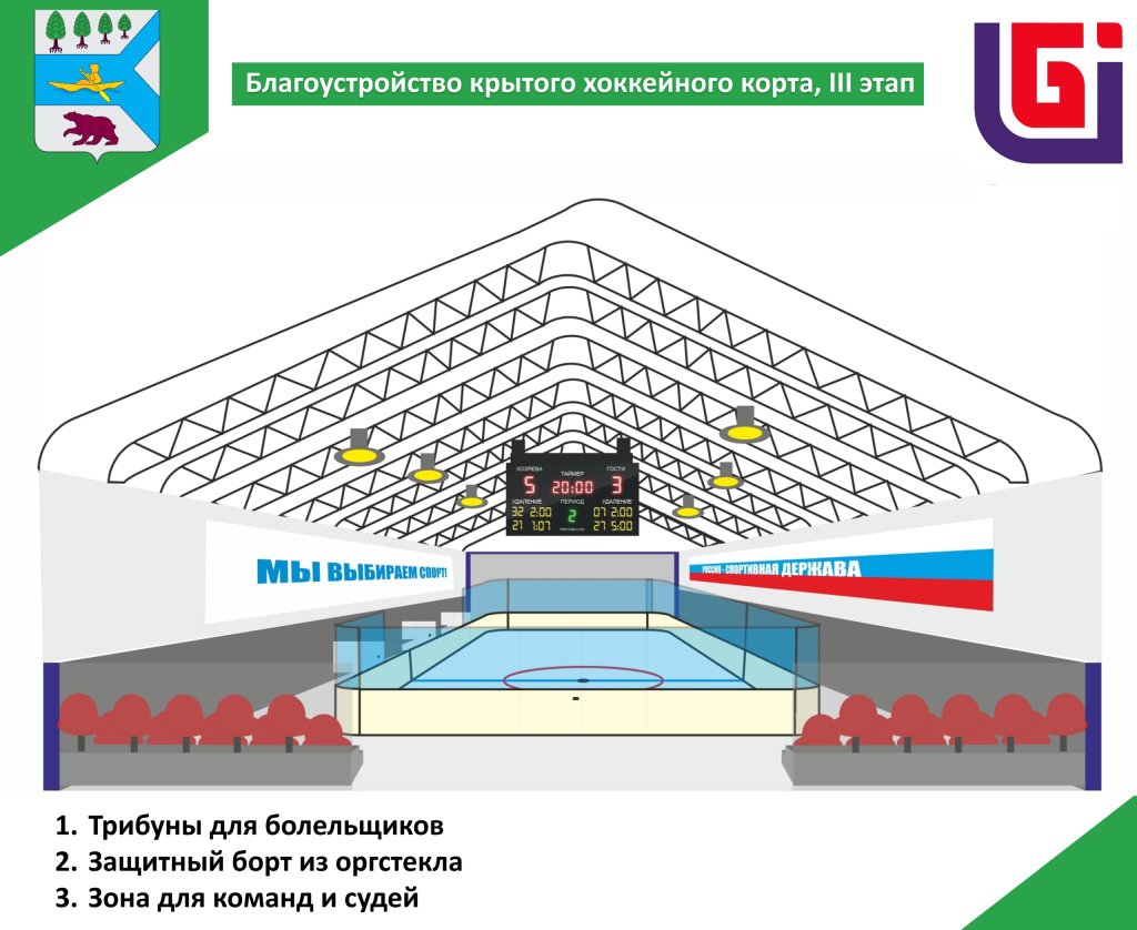 3 этап Благоустройство хоккейного корта